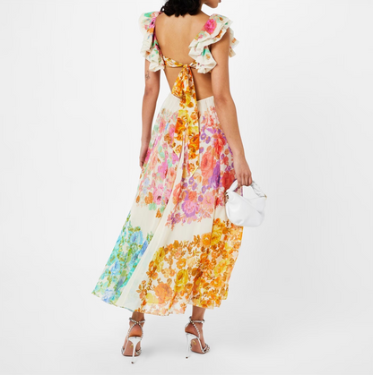 Hazel Floral Midi Dress