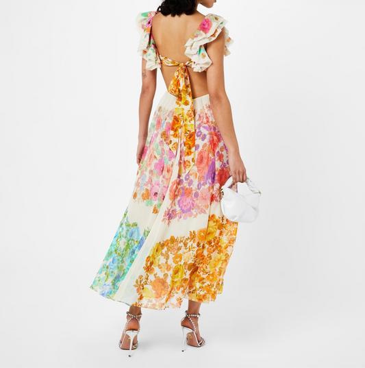 Hazel Floral Midi Dress