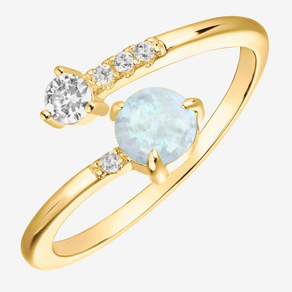 Vermeil Luna Ring