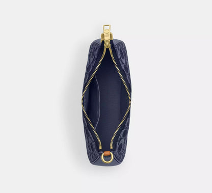 BLUE DENIM TERI SHOULDER BAG
