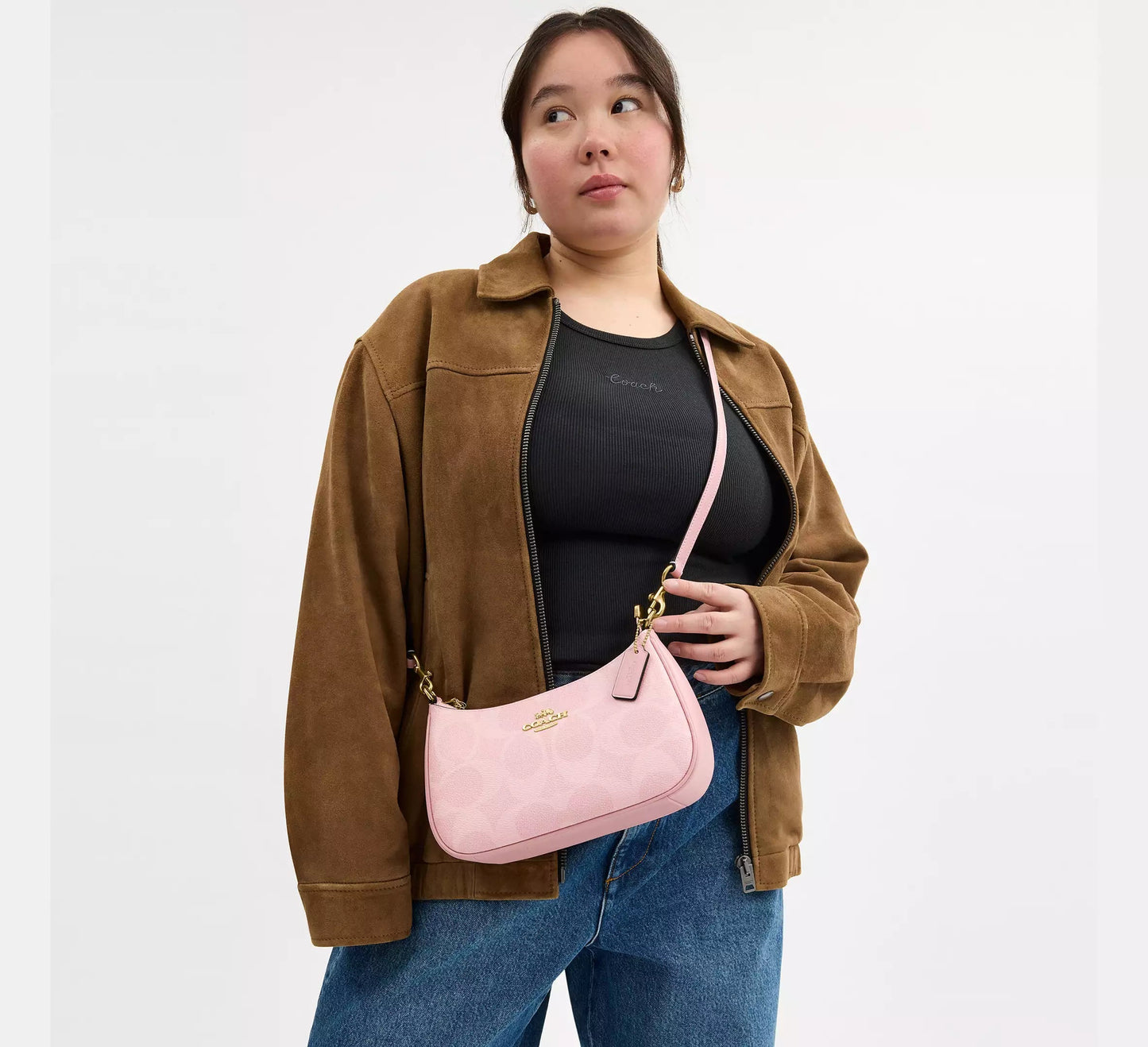 PINK POWDER TERI SHOULDER BAG