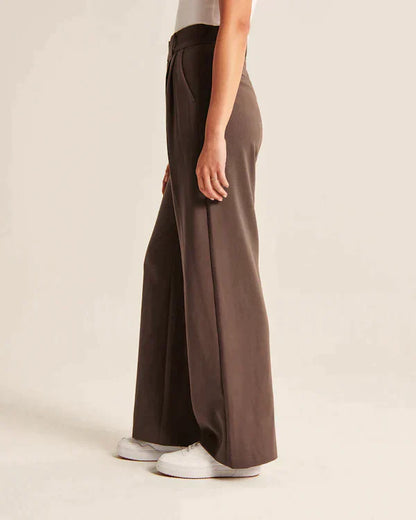 Wide Leg Tailored Pants