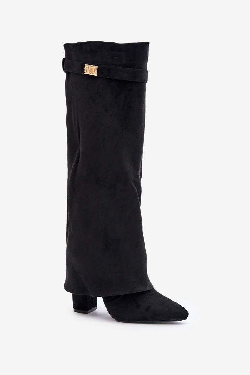LAVISTA SUDE KNEE HIGH BOOTS