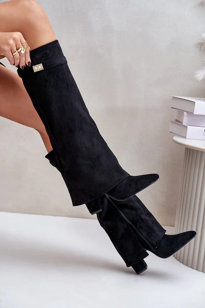 LAVISTA SUDE KNEE HIGH BOOTS