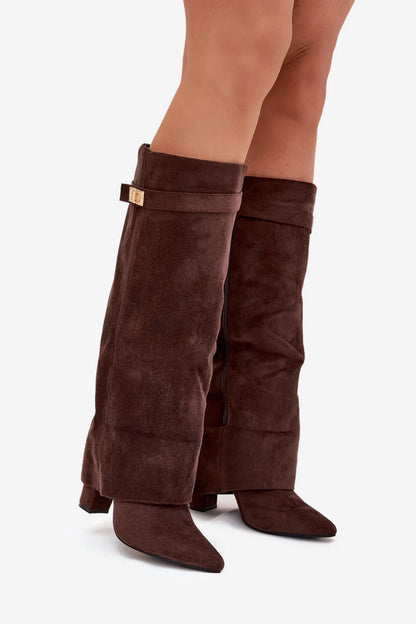 LAVISTA SUDE KNEE HIGH BOOTS