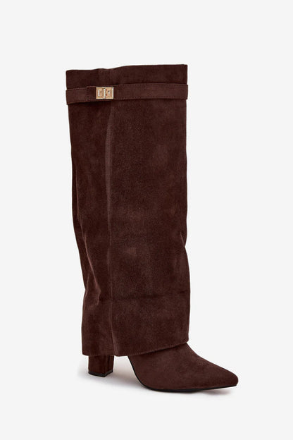 LAVISTA SUDE KNEE HIGH BOOTS