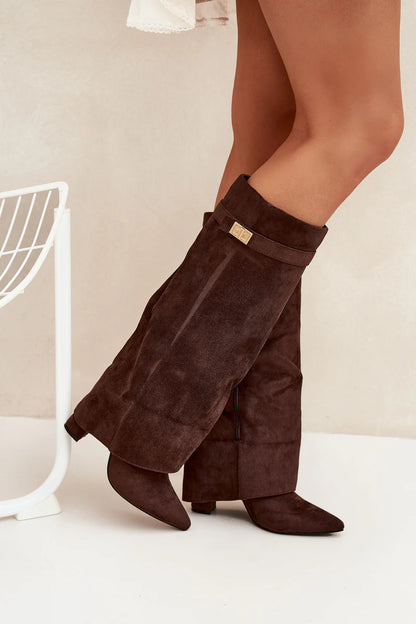 LAVISTA SUDE KNEE HIGH BOOTS