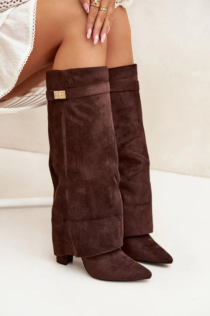 LAVISTA SUDE KNEE HIGH BOOTS