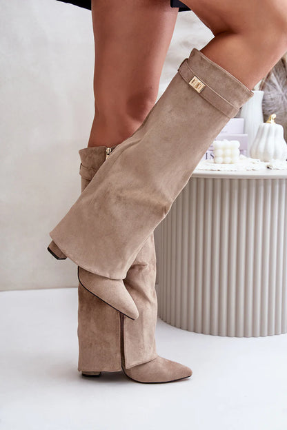 LAVISTA SUDE KNEE HIGH BOOTS