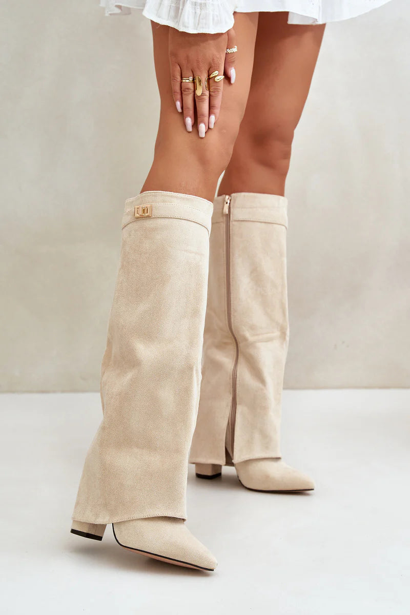 LAVISTA SUDE KNEE HIGH BOOTS