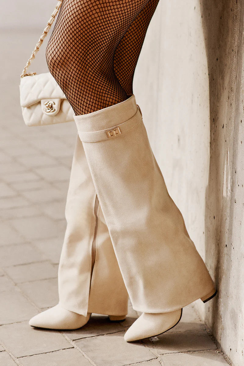 LAVISTA SUDE KNEE HIGH BOOTS