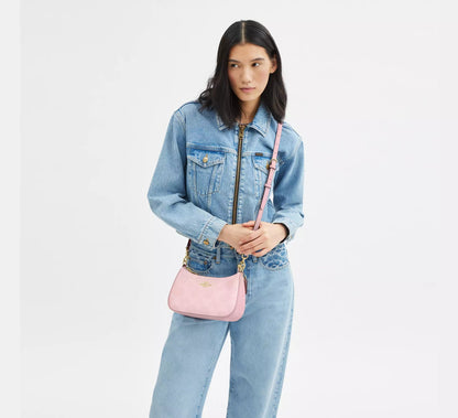PINK POWDER TERI SHOULDER BAG