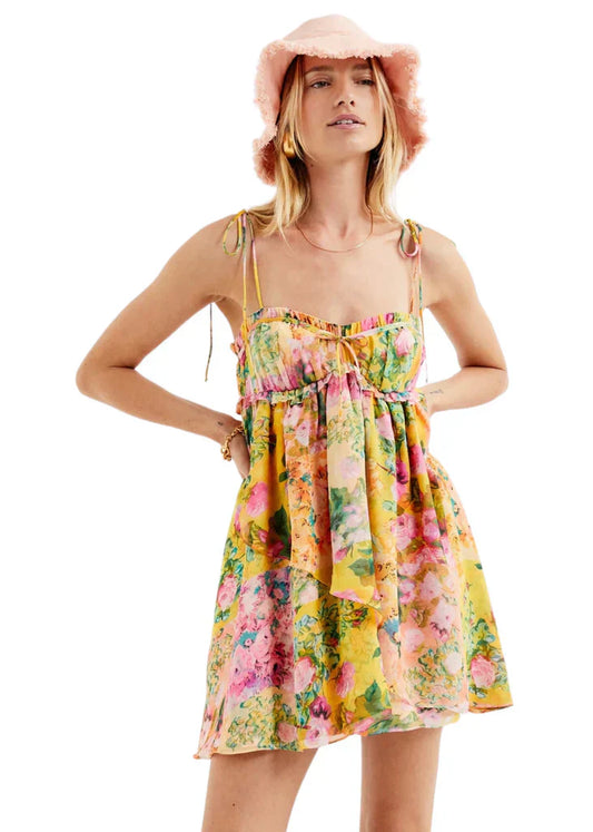 MADISON FLORAL MINI DRESS