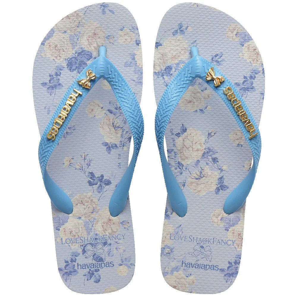 Women's LoveShackFancy Blooming Heirloom Slim Flip Flops