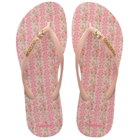 Women's LoveShackFancy Blooming Heirloom Slim Flip Flops