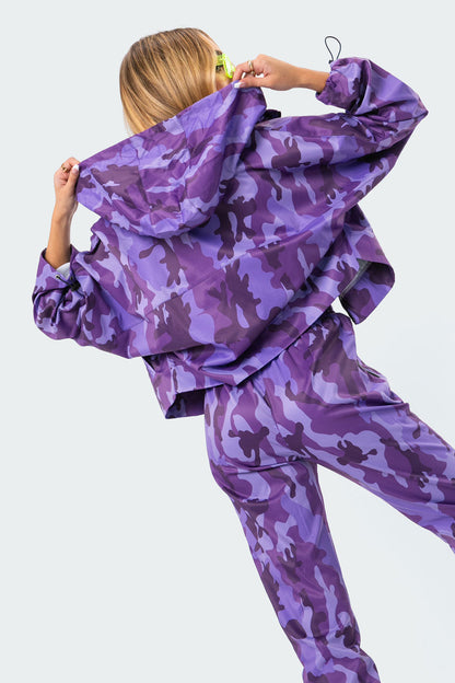 Vicky Camo Nylon Jacket