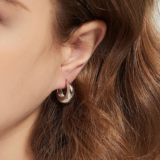 Grace Hoop Earrings