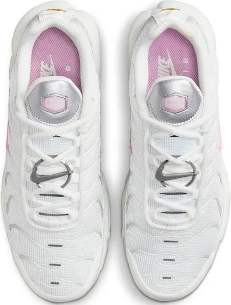 White & Rose Pink TN Sneakers