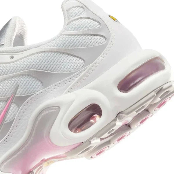 White & Rose Pink TN Sneakers
