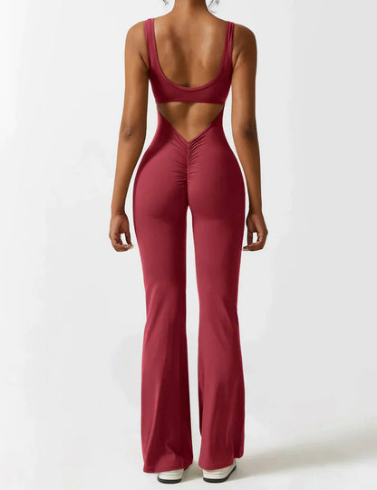 V-BACK JUMPSUIT
